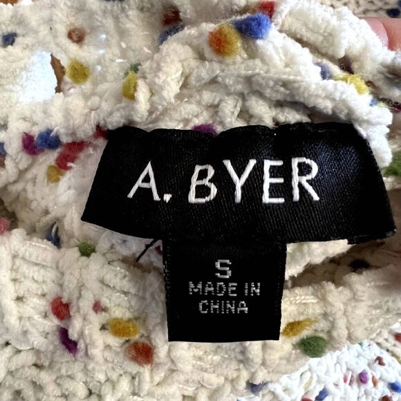 A. Byer Confetti Sweater‎ Small - Picture 3 of 5